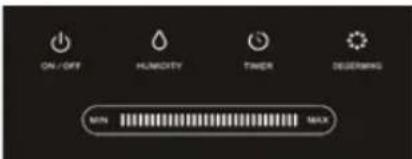 WILFA Haze HU400BC - OVERSIGT - KONTROLPANEL - 1