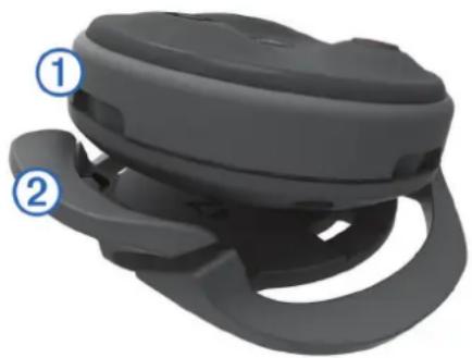GARMIN VIRB Remote - Utilizar os suportes - 1