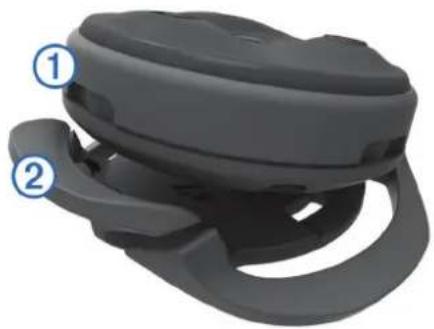 GARMIN VIRB Remote - Utilisation des supports - 1