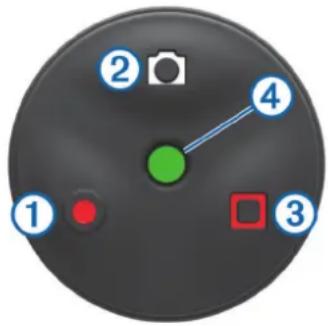 GARMIN VIRB Remote - Instruções do controlo remoto VIRB™ - 1