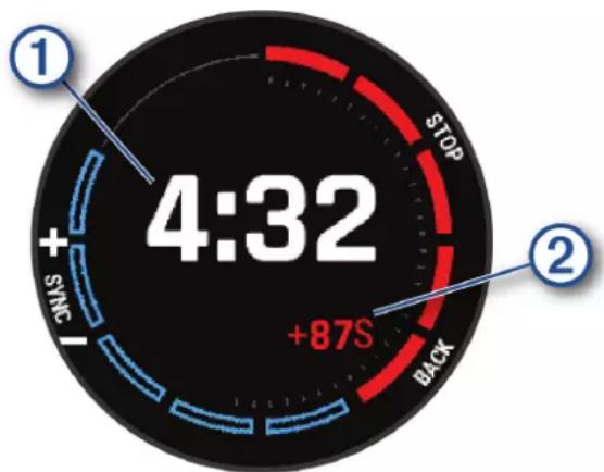 GARMIN Fenix 7S - Demarrage d'une course - 1
