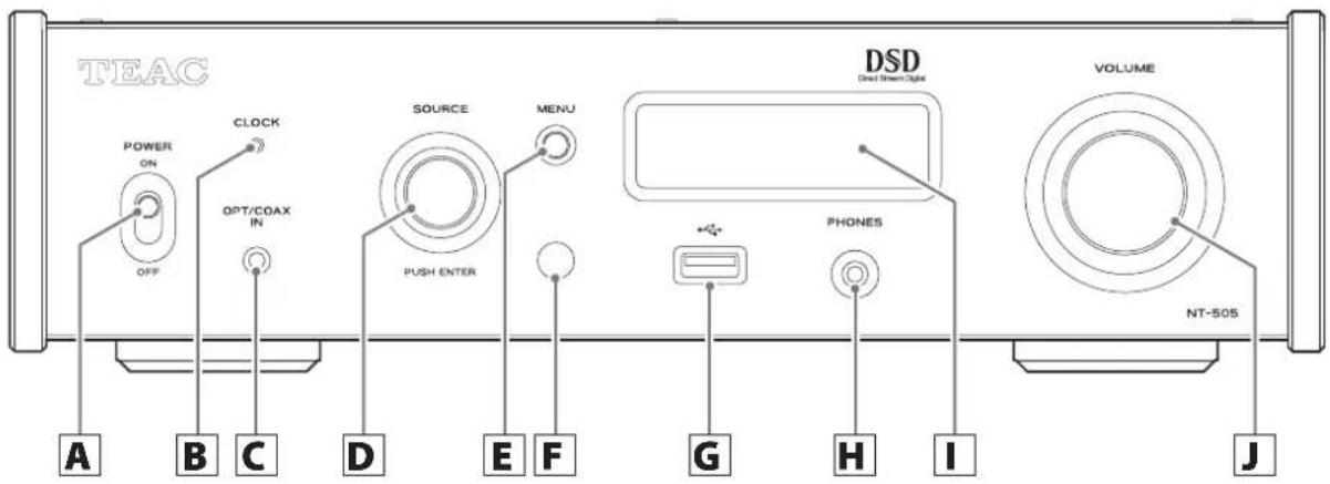 TEAC NT505 - When to replace batteries - 1