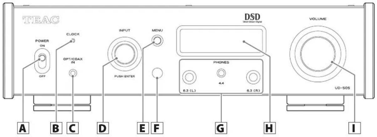 TEAC UD505 - 4.4mm 5-pole stereo plug - 3