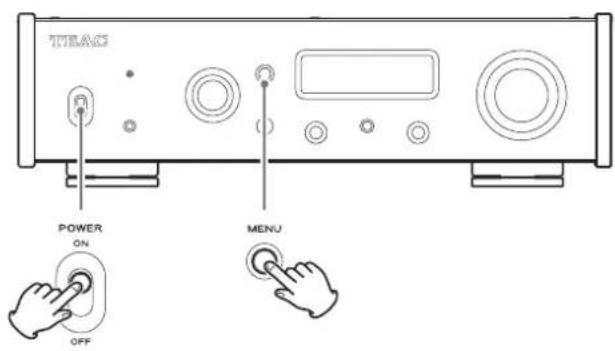 TEAC UD505 - Restoring default settings - 1