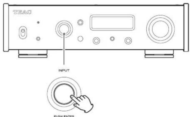 TEAC UD505 - Pulse el mando INPUT. - 1