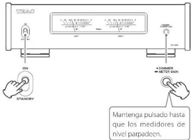 TEAC AP505 - Restablecer los ajustes predeterminados - 1