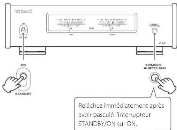 TEAC AP505 - Activation et désactivation de la fonction d'économie automatique d'énergie - 1