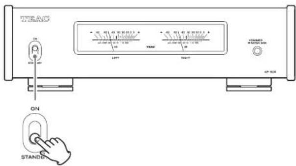 TEAC AP505 - Mise hors tension - 1