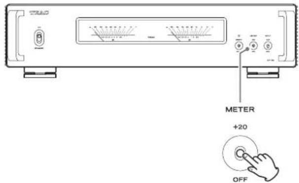 TEAC AP701 - Changing level meter operation - 1