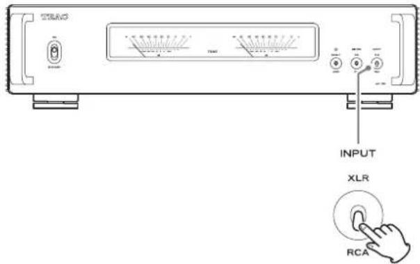 TEAC AP701 - Changement d'entrée - 1