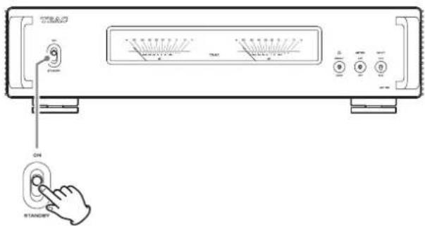 TEAC AP701 - Turning the power on - 1
