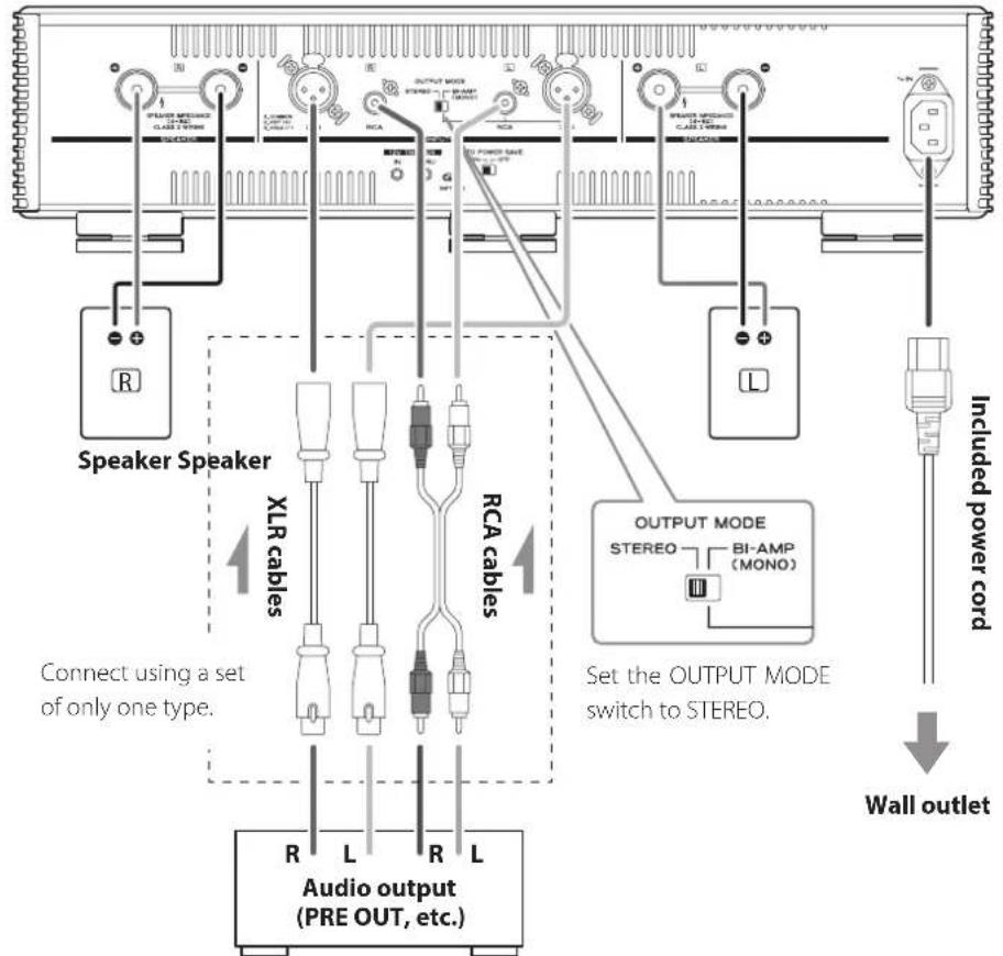 TEAC AP701 - XLR pin assignment - 1