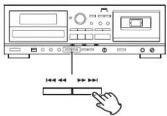 TEAC AD850 - Saut à un fichier précédent ou suivant - 1