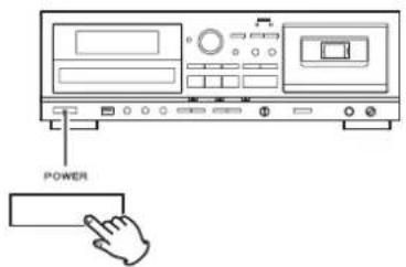TEAC AD850 - Turning the unit on or off - 1