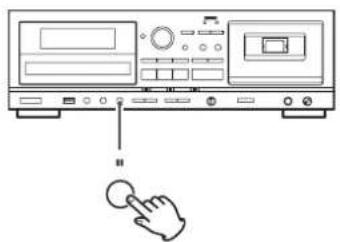 TEAC AD850 - Pausing playback temporarily - 1