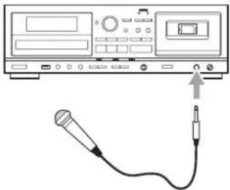 TEAC AD850 - Utilisez un micro dynamique mono. - 1