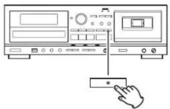 TEAC AD850 - Pause temporaire de la lecture - 1