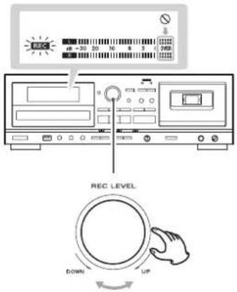 TEAC AD850 - Réglez le niveau général. - 1