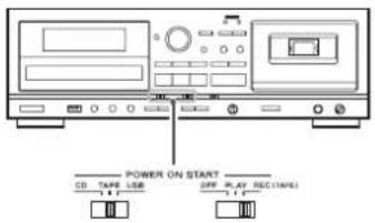 TEAC AD850 - Encender o apagar la unidad - 2