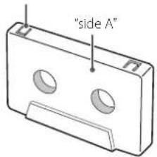 TEAC AD850 - Accidental erasure prevention tabs - 1
