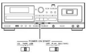 TEAC AD850 - Mise sous ou hors tension - 2