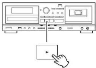 TEAC AD850 - Press the CD Play (▶) button to start playback. - 1