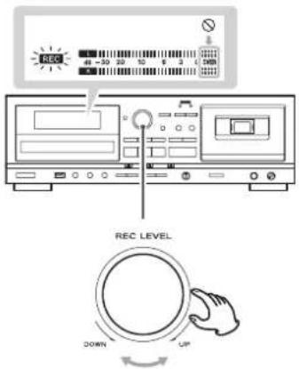 TEAC AD850 - Réglez le niveau d'enregistrement. - 1