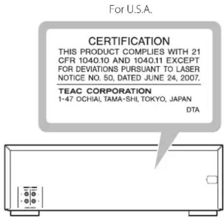 TEAC AD850 - Modelo para EE. UU. - 1