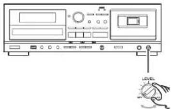 TEAC AD850 - Ajuste el nivel del micrófono. - 1