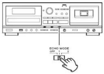 TEAC AD850 - Mode écho (ECHO MODE) - 1