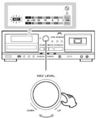 TEAC AD850 - Ajuste el nivel de grabación. - 1
