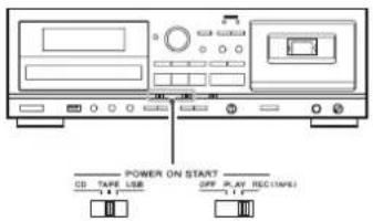 TEAC AD850 - Turning the unit on or off - 2