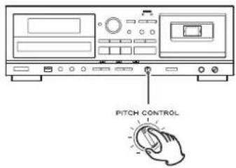 TEAC AD850 - Commande de hauteur (Pitch control) - 1