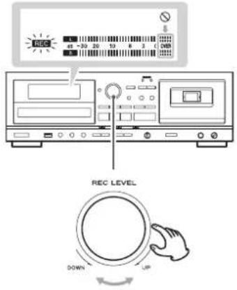 TEAC AD850 - Réglez le niveau de la source. - 1