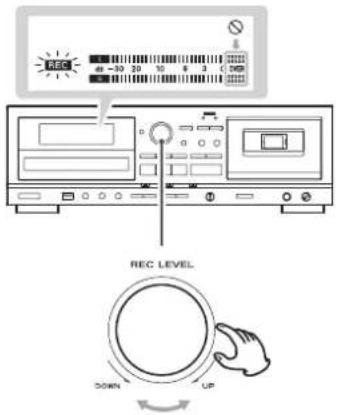 TEAC AD850 - (Cuando grabe desde una cinta o una fuente externa) Ajuste el nivel de grabación. - 1