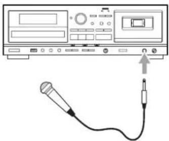 TEAC AD850 - Utilice un micrófono mono dinámico. - 1
