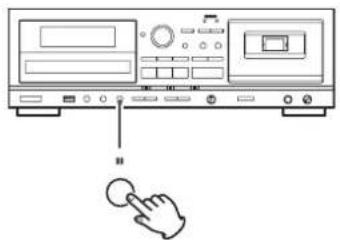 TEAC AD850 - Pause temporaire de la lecture - 1
