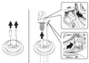 Hanwha XNDC7083RV - [Installation des câbles réseau/d'alimentation] - 1