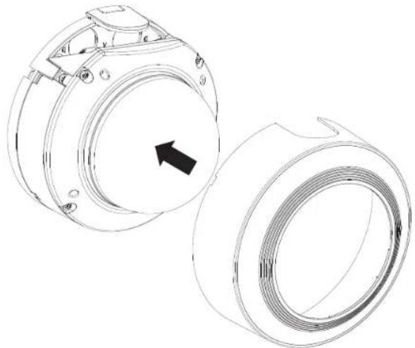 Hanwha XNDC7083RV - Installation des câbles audio/d'alarme - 6