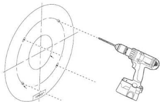 Hanwha XNDC7083RV - [Installation directe sur mur/plafond] - 1