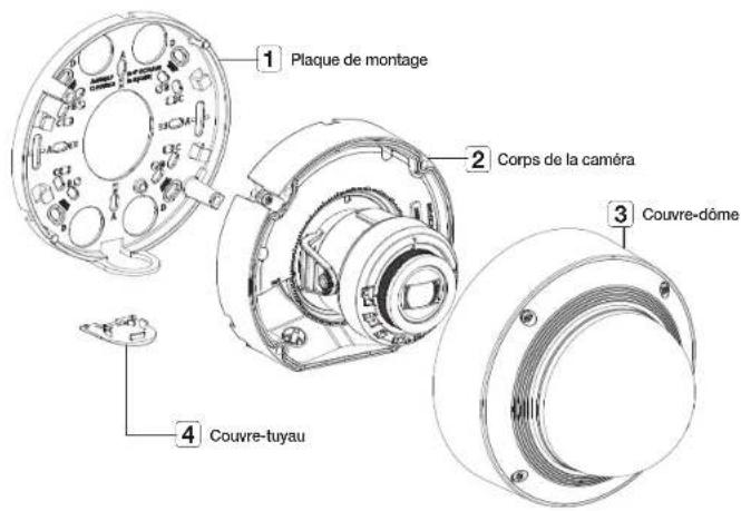 Hanwha XNDC7083RV - Accessions en OPTION pour l'installation - 4