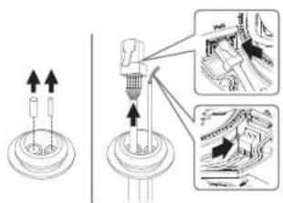 Hanwha XNDC7083RV - [Installation des câbles réseau/d'alimentation] - 1
