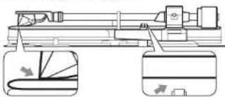 TEAC TN5BB - Vérification de la hauteur du lève-bras - 1