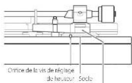 TEAC TN5BB - Réglage de la hauteur du bras de lecture - 1