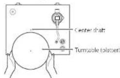 TEAC TN5BB - Preparing the record player - 2