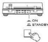 TEAC TN5BB - リアバルの電源ボーニ(STANDBY/ON)を押て、電源を才にし。 - 1