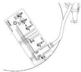 TEAC TN5BB - Placez la reglette d'alignment de cel- lule sur le plateau de maniere a ce que la broche centrale passe par son trou. - 2