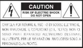 TEAC TN5BB - IMPORTANT ISTRUZIONI PER LA SICUREZZA - 1