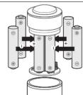 Ambiano GTSPM10 - Mise en place / remplacement des piles - 1
