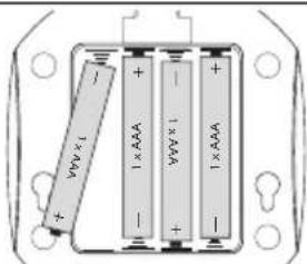 TOPCOM KS4248 - Einlagen der Batterien in die Babyeinheit - 4